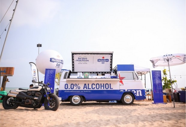 Heineken 0.0, a non-alcoholic malt beverage invades “Gypsy Beach Camp 3” inviting bikers to experience “Set Zero to Drink Driving”