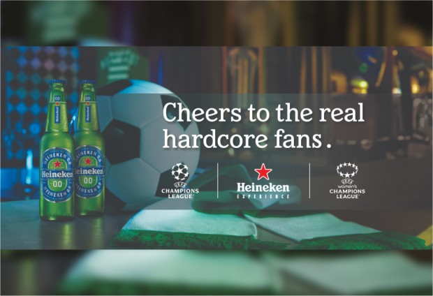 Heineken Experience indulges Thai football Fans during UCL matches through the "Cheers To The Real Hardcore Fans" campaign